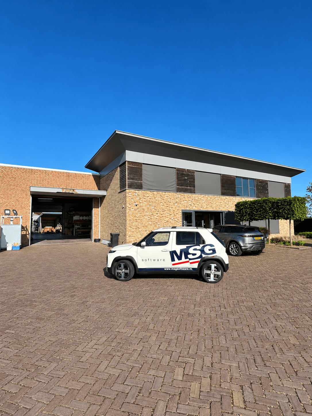 MSG software auto bij Bouwbedrijf Nouws